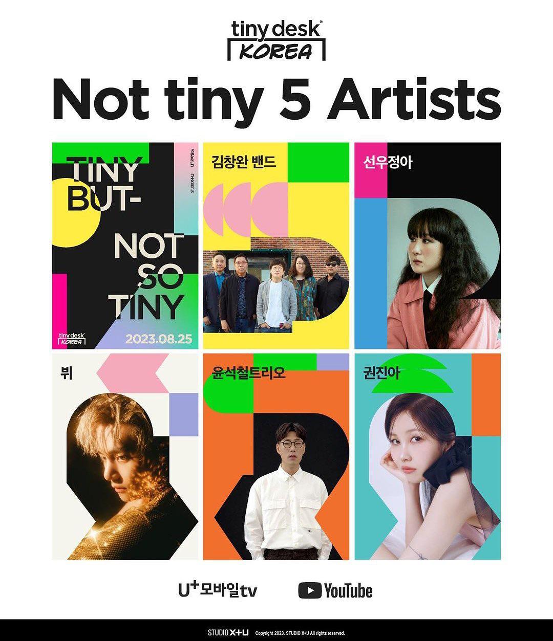 Taehyung to be featured on Tiny Desk Korea - 110823