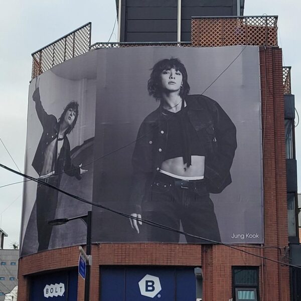 New Jungkook for Calvin Klein billboard spotted in Seongsu-dong, Seoul - 160823