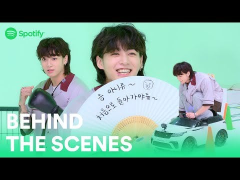[K-Pop ON! Spotify] Jung Kook on set with Spotify | Behind the Scenes - 180723