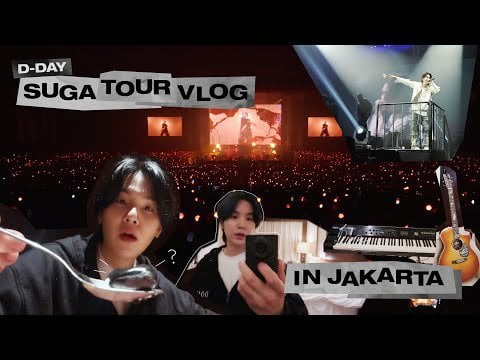 [SUGA VLOG] D-DAY TOUR in Jakarta - 290623