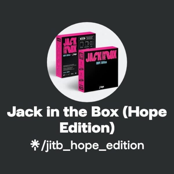 Jack in the Box Hope Edition comes out in a week!