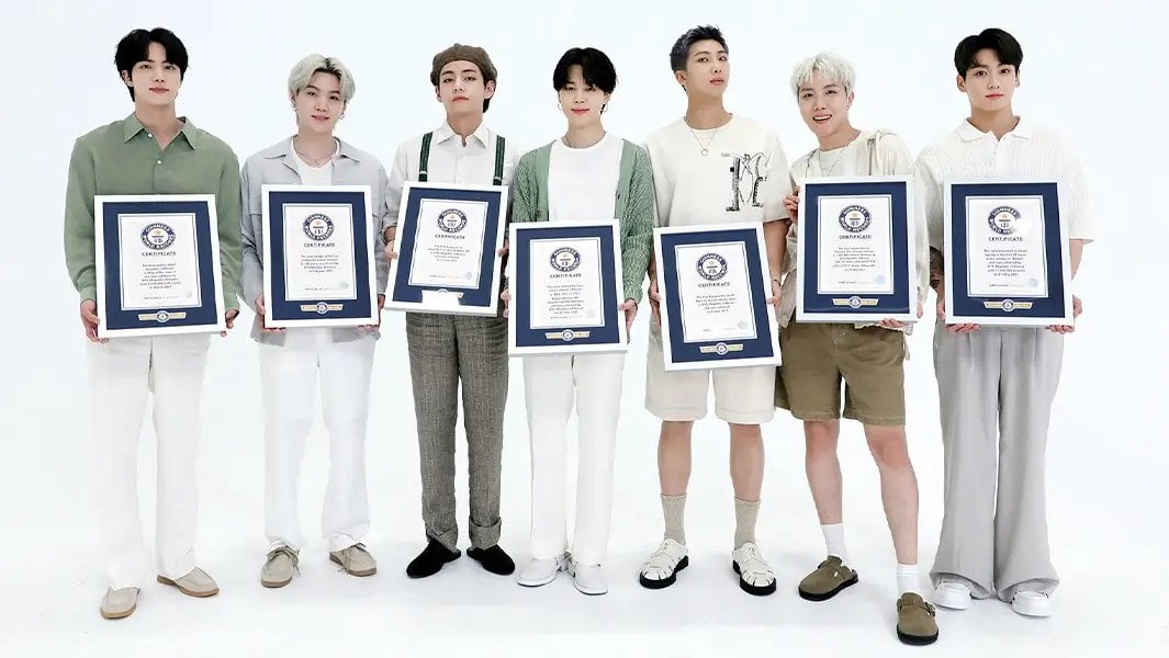 230802 Guinness World Records: BTS members Jimin and Jungkook set even more records with solo careers