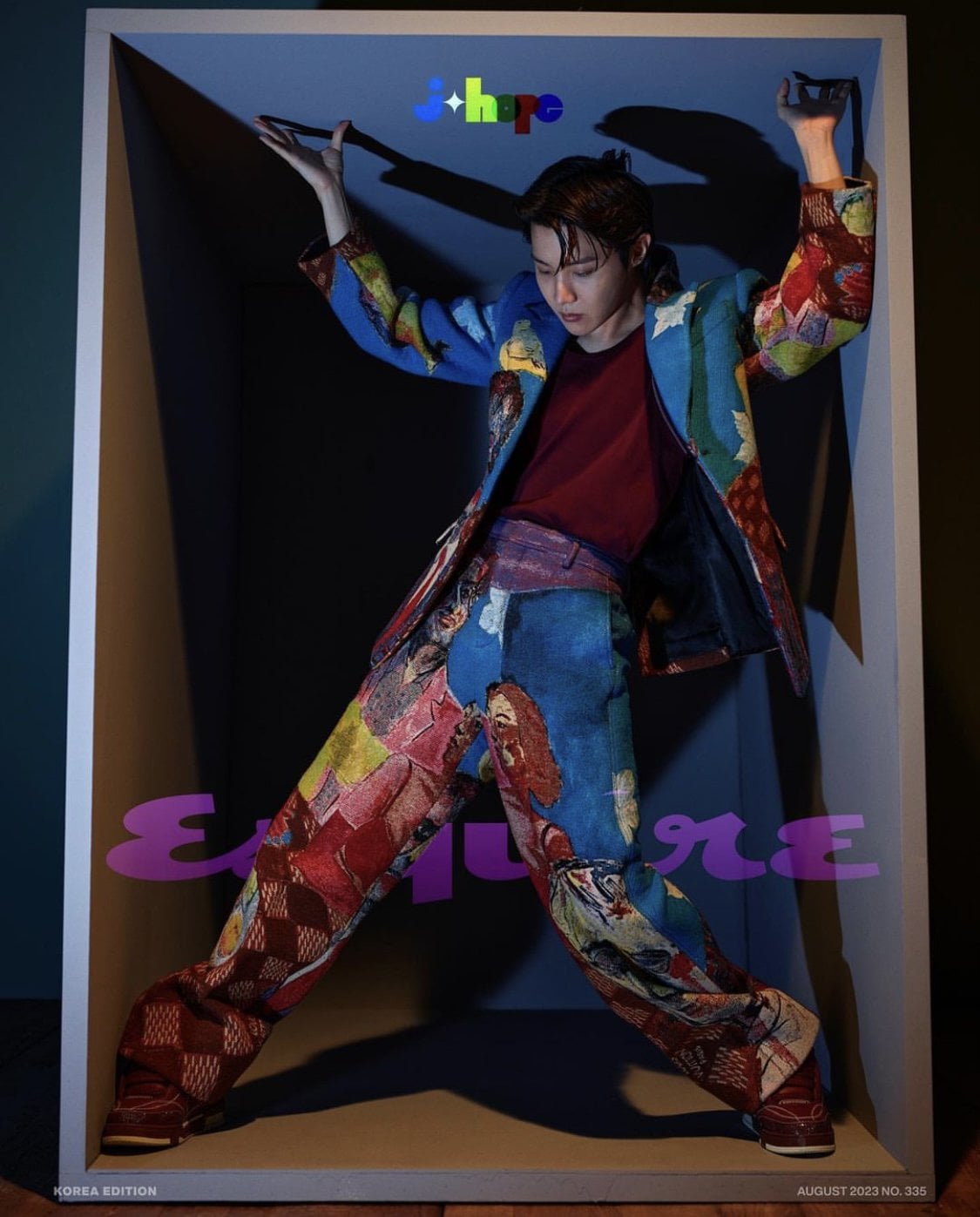 230711 Esquire Korea: j-hope x Louis Vuitton for August 2023 issue covers