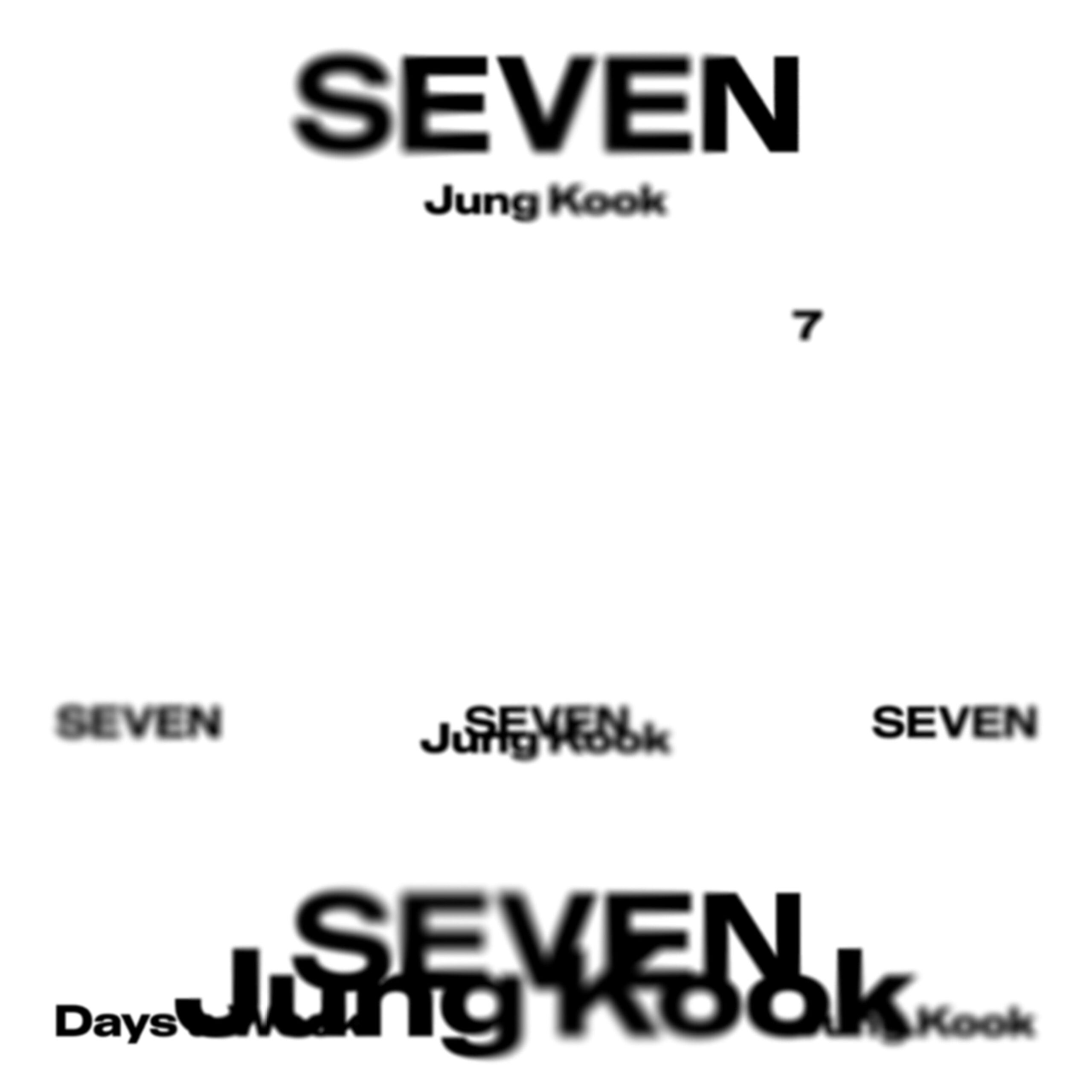 Jung Kook Solo Digital Single “Seven” Release - 300623
