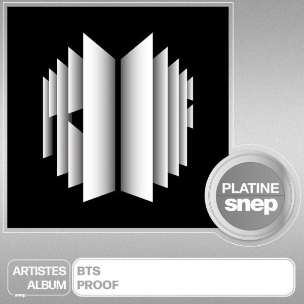 230821 “Proof” has been certified ‘Platinum’ in France