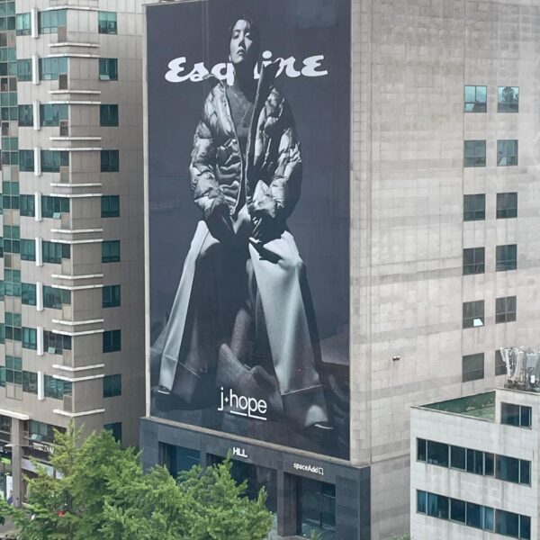 j-hope x Esquire Billboard spotted in Seoul 110723