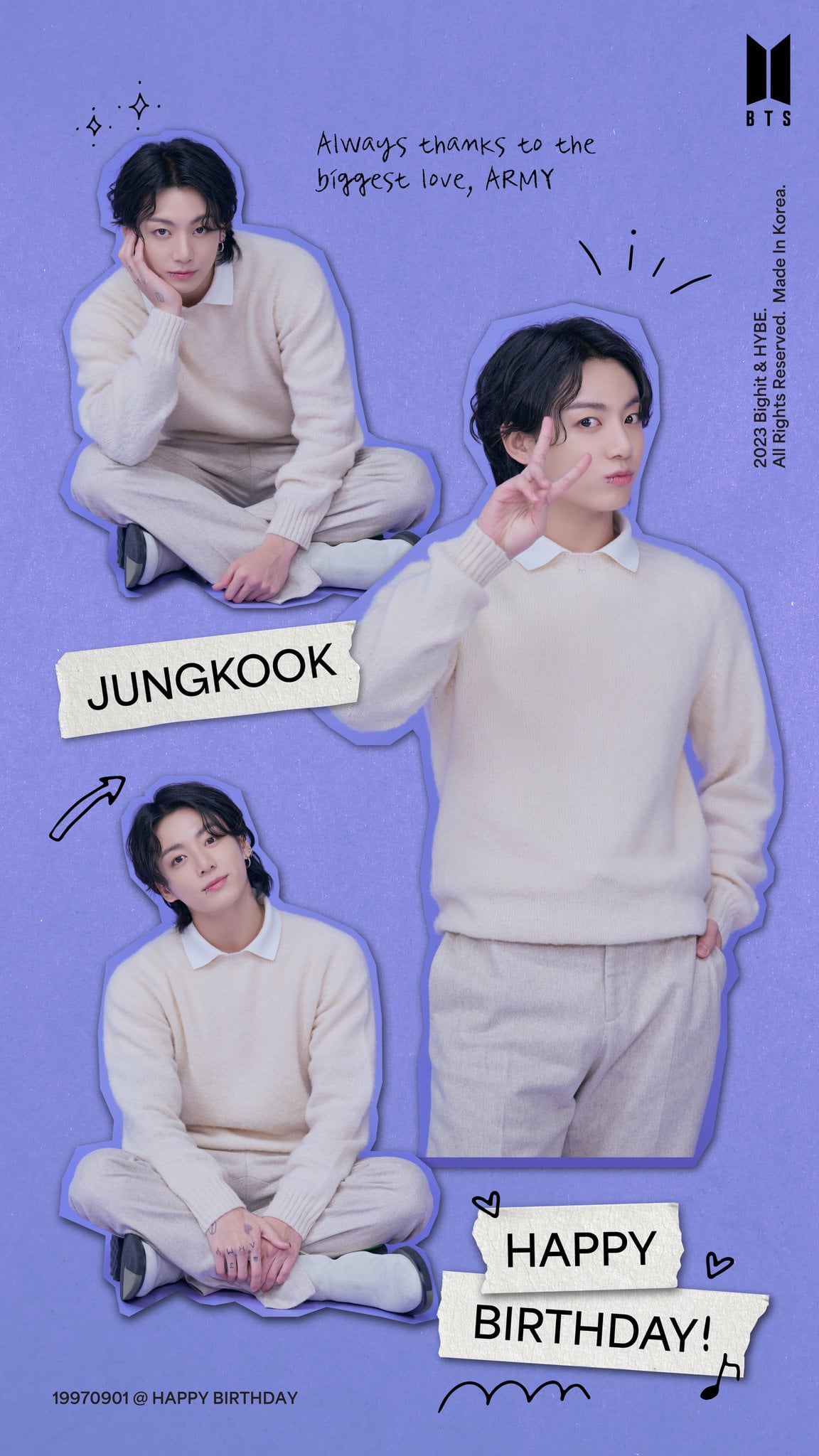 [Birthday Megathread] We'll be lovin' him right 'cause it's his birthday: Happy Jungkook Day r/bts7! - 010923