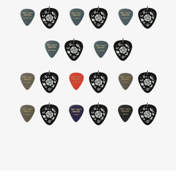 230808 The guitar pick set (SUGA|AgustD D-Day tour merch) is now available for purchase on WeverseShop