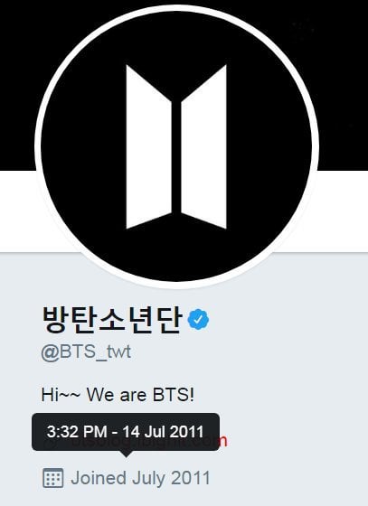 12 years ago, @BTS_twt account was created