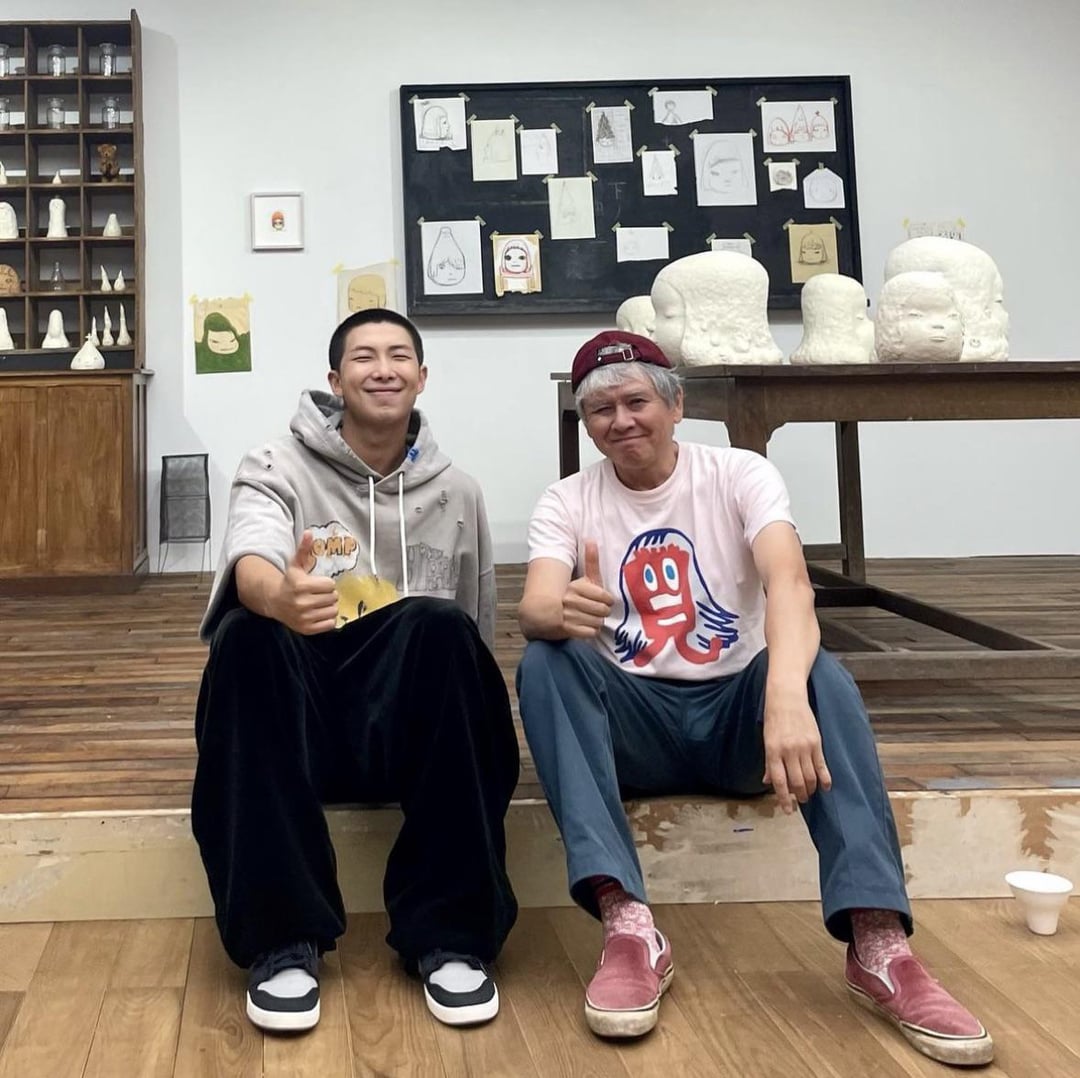 Yoshitomo Nara IG Post (with Namjoon) - 050923