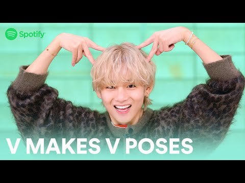 230910 K-Pop ON! Spotify: V makes V poses and the world is good again | UNBOXING SHOW (FULL)
