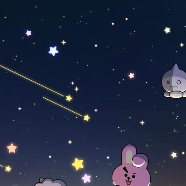 230918 BT21 on Instagram: Together, like providence of the universe💫💜