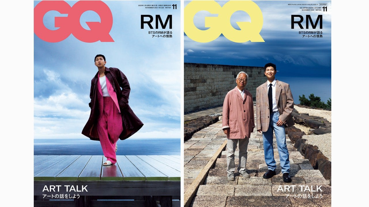 230921 GQ Japan: RM for November 2023 issue covers