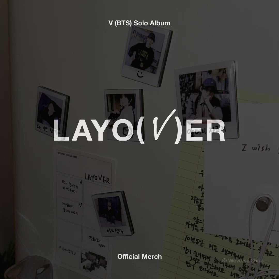 230915 Weverse Shop: V Solo Album [Layover] Official Merch Available for Purchase💜