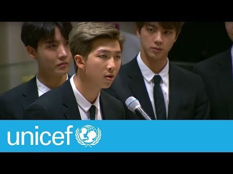 On this day 5 years ago, BTS gave their first speech at the United Nations General Assembly to support the launch of Generation Unlimited