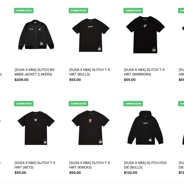 SUGA X NBA collab merch previews are now available on Weverse Shop - 130923