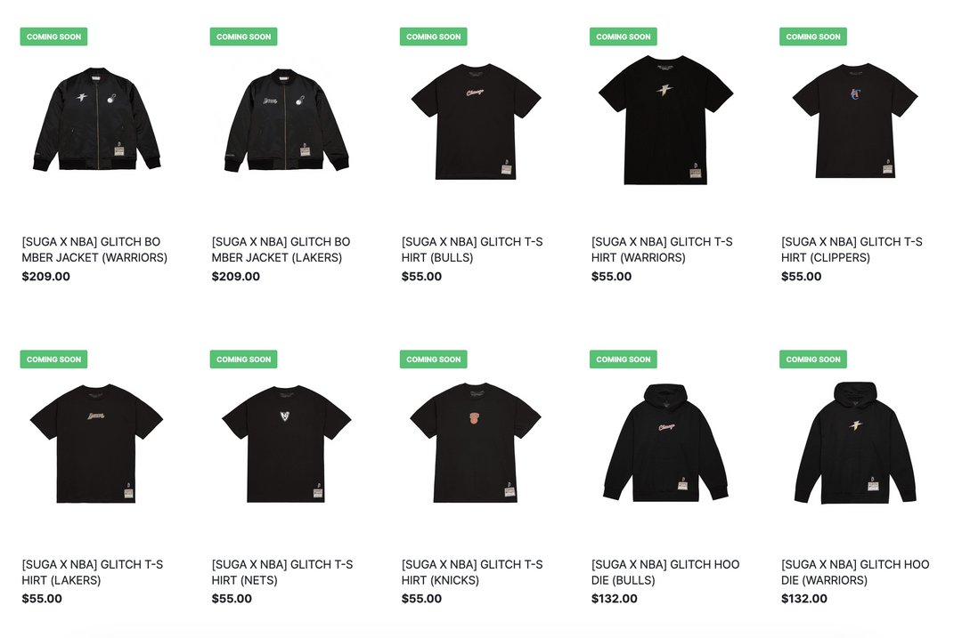 SUGA X NBA collab merch previews are now available on Weverse Shop - 130923