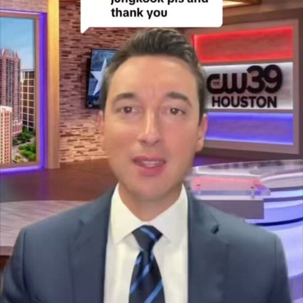 231014 Jung Kook's "Seven" slipped into the weather news by Adam Krueger, Chief Meteorologist of CW39Houston