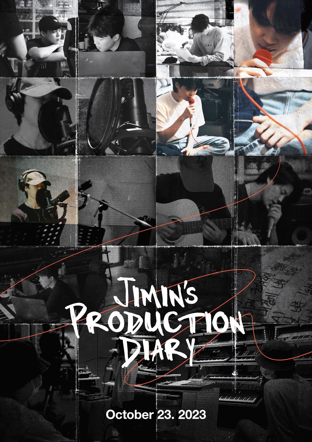 <Jimin's Production Diary> Poster (Record ver.) - 231023