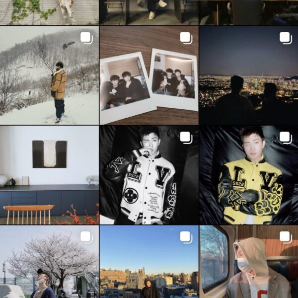 Why did Namjoon delete/archive his Indigo era content on Instagram?