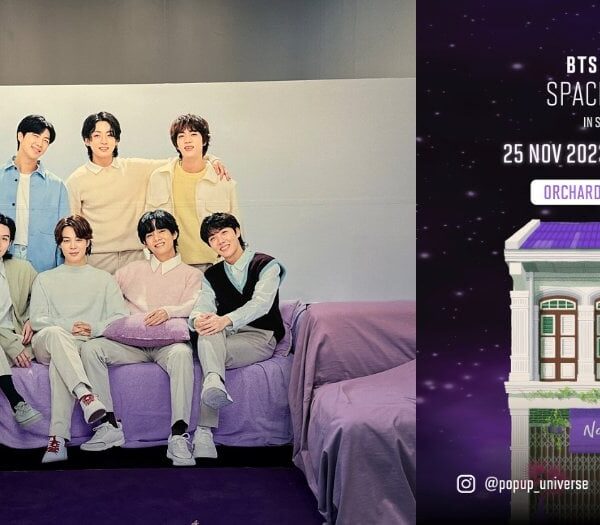 231125 SPACE OF BTS Pop-up store in Singapore at Orchard Cineleisure opens today til 21 Jan