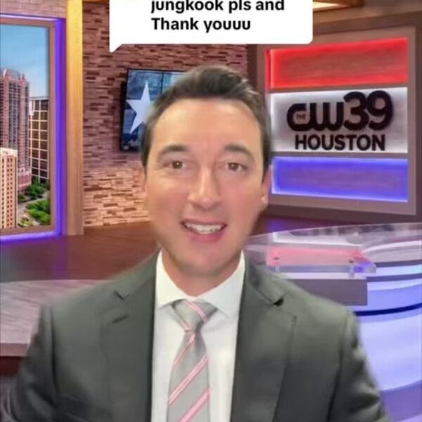 231113 Jung Kook's "3D" slipped into the weather news by Adam Krueger, Chief Meteorologist of CW39Houston