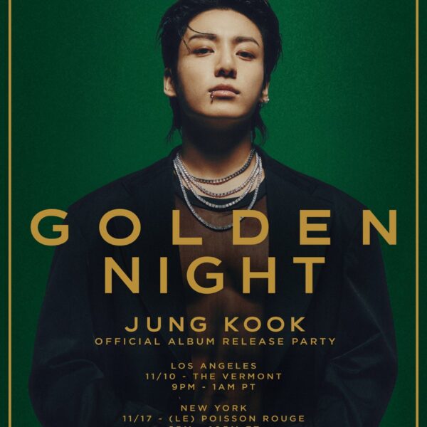 231103 Geffen Records: To celebrate the release of Jung Kook's solo album 'GOLDEN', Club90sLA presents the official album release party 'GOLDEN NIGHT' in LA and NY