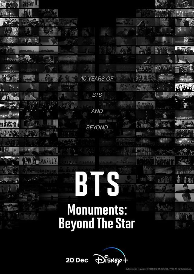 [BTS Official] <BTS Monuments: Beyond The Star> Main Poster - 241123
