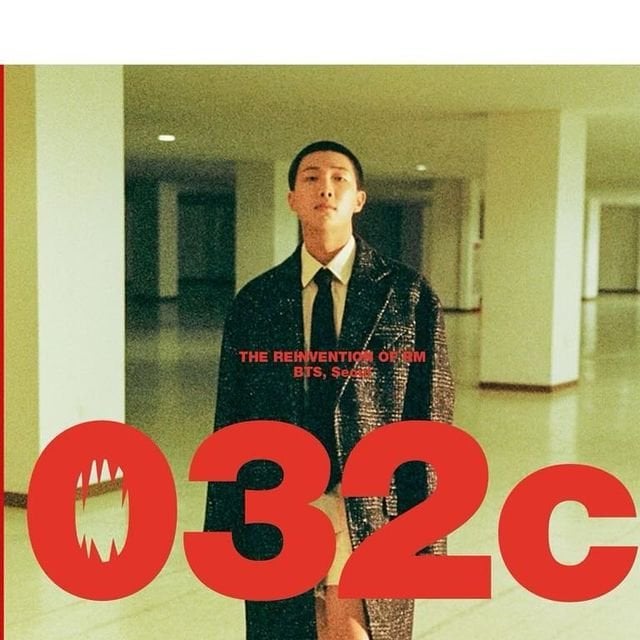 231123 Balming Tiger San Yawn on Instagram (feat. RM’s 032c pictorial)