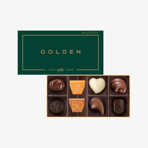 231121 'GOLDEN' / Godiva Collab Chocolates Available for Pre-order on Weverse Global Shop (ONLY Available to South Korea Customers)