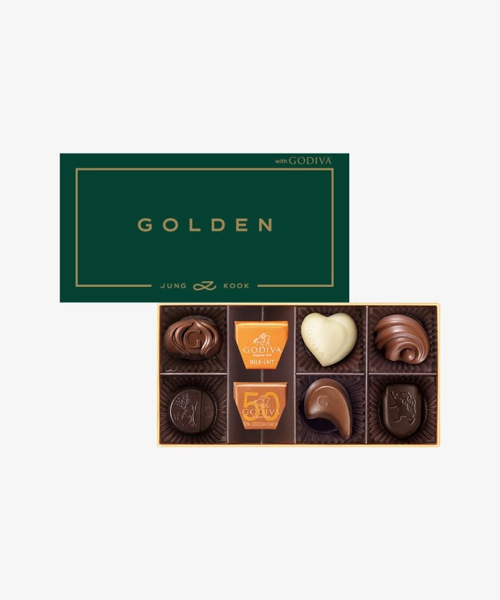 231121 'GOLDEN' / Godiva Collab Chocolates Available for Pre-order on Weverse Global Shop (ONLY Available to South Korea Customers)