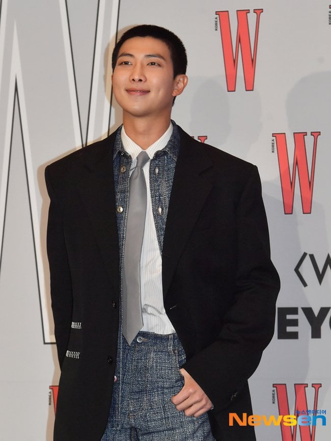 231124 RM at the W Korea ‘Love Your W’ event
