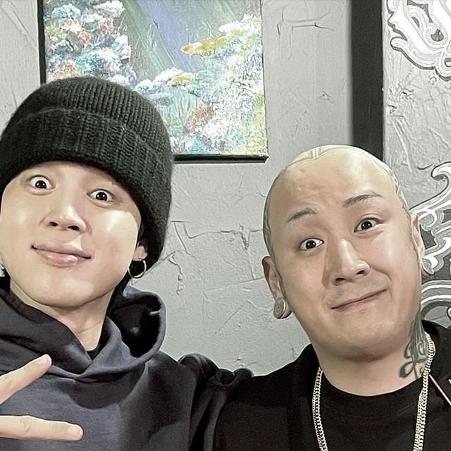 231107 Tattooist Donghwa on Instagram (feat. Jimin & his tattoos)