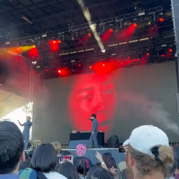 Balming Tiger used an unreleased VCR of RM in their performance of “Sexy Nukim” at the festival Camp Flog Gnaw - 131123