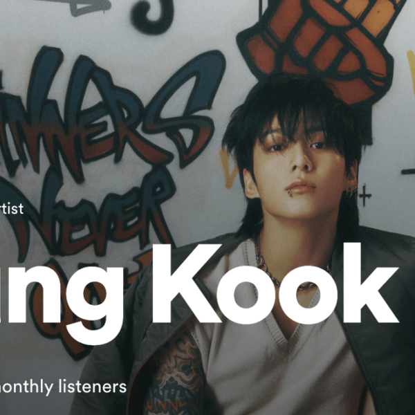 231115 Jungkook has surpassed 40 million monthly listeners on Spotify