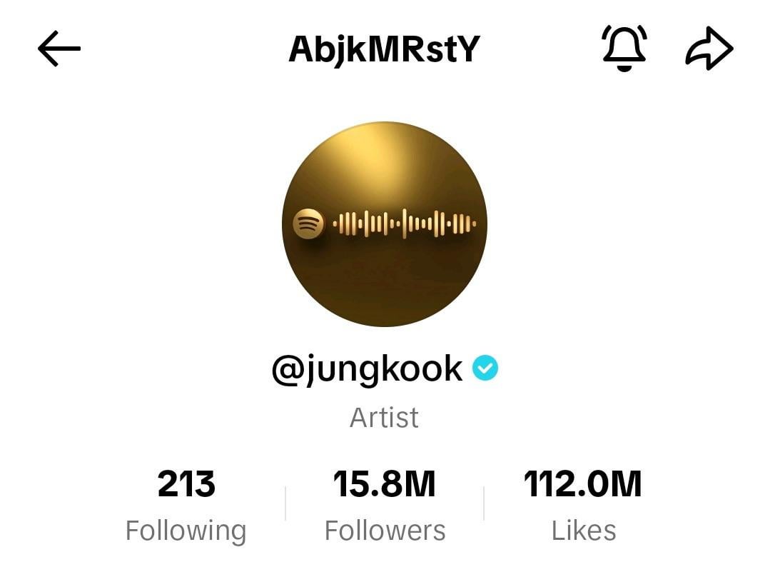 Jungkook has changed his TikTok profile picture - 041123