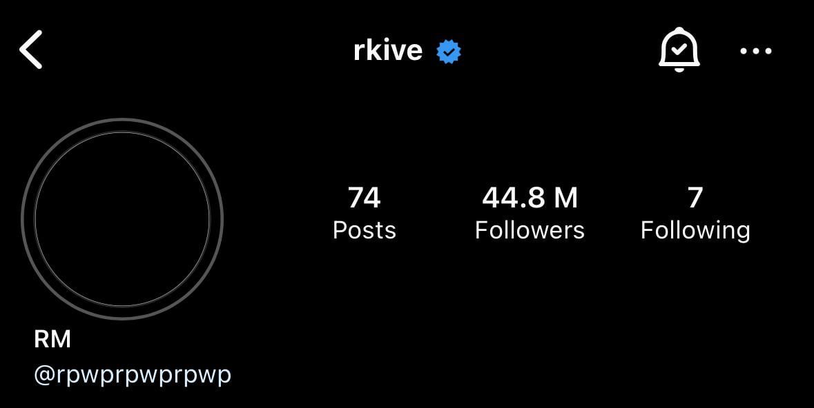 231122 RM updated his Instagram profile pic & bio