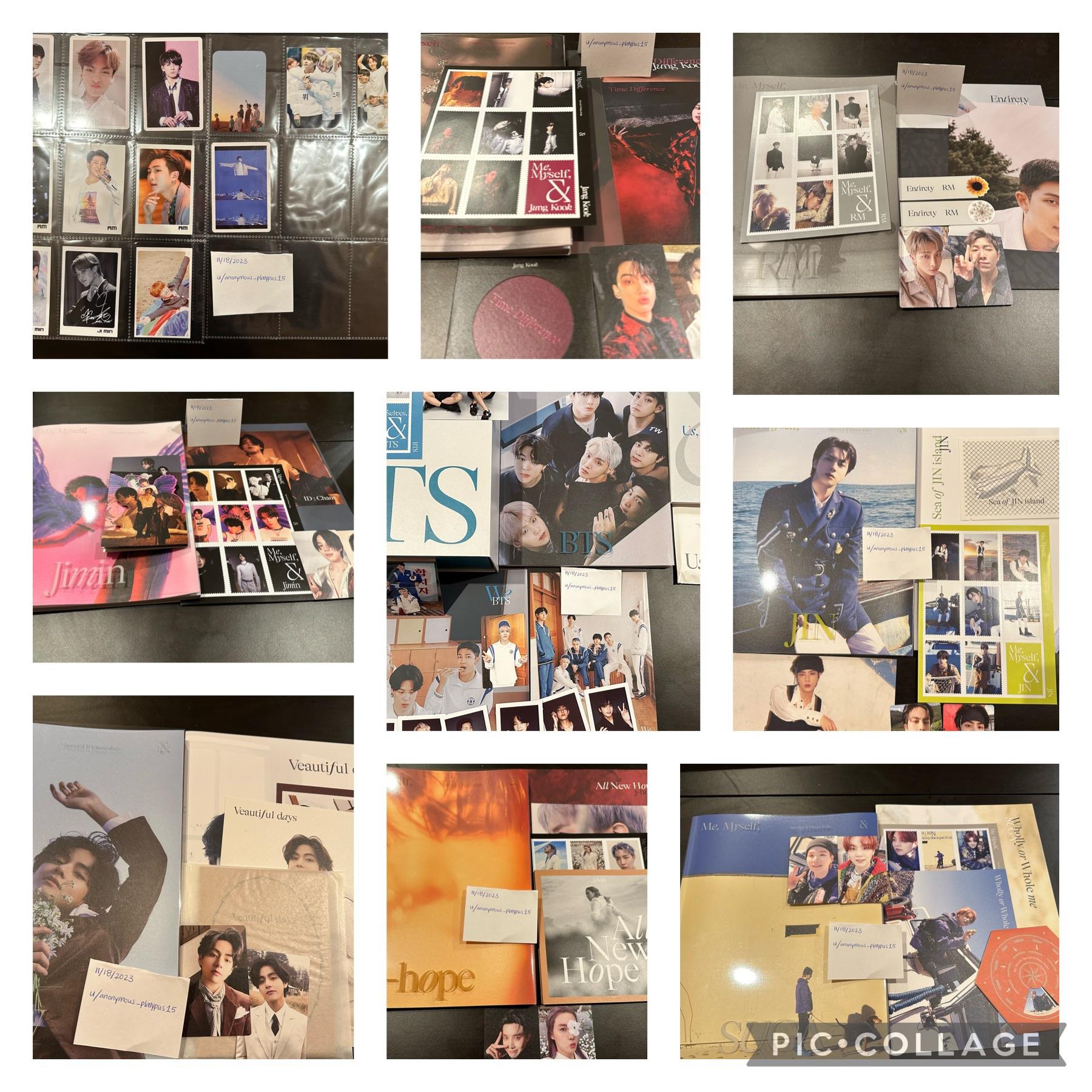 [SELLING][USA] photo folios with all inclusions; photocards