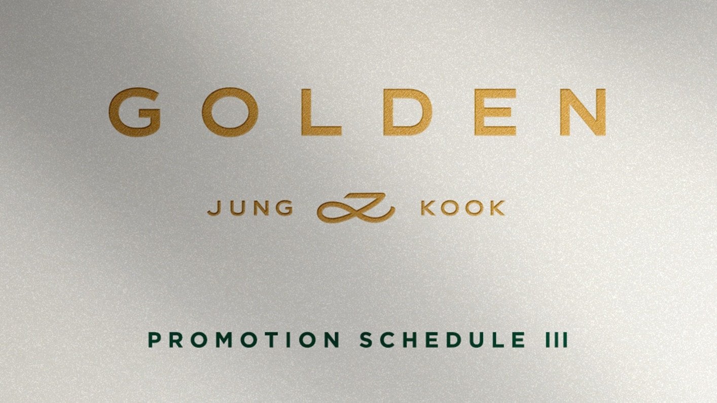 231103 Jung Kook 'GOLDEN' Promotion Schedule 3