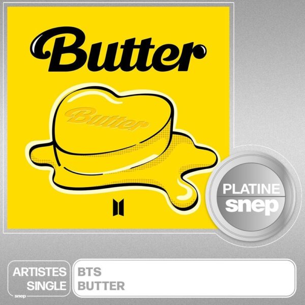 231204 “Butter” has been certified ‘Platinum’ in France