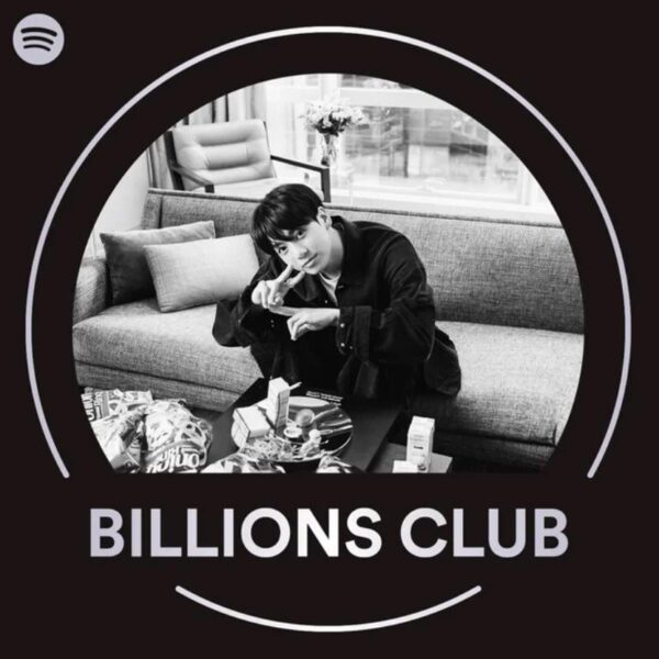 231218 Jungkook is on the cover on Spotify’s “Billions Club” playlist!