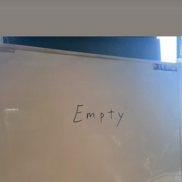 HYBE staff post an IG story of the whiteboard where Namjoon used to write his workouts (ft. BT21) - 191223