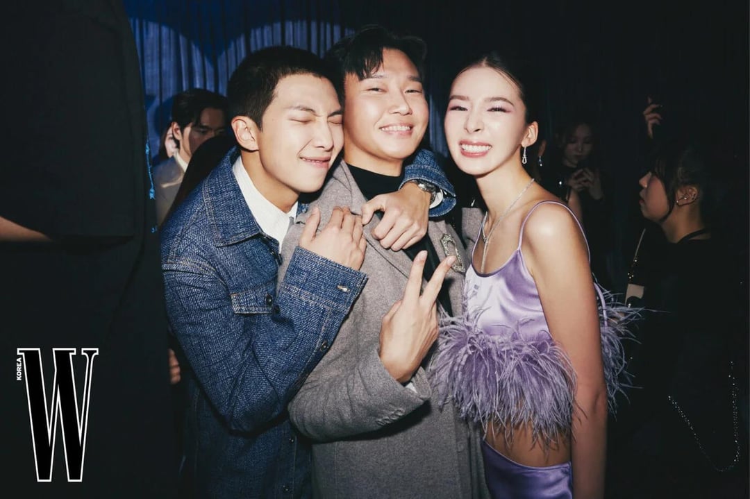 [W Korea] Namjoon at the 'Love Your W' Holiday Party - 211223