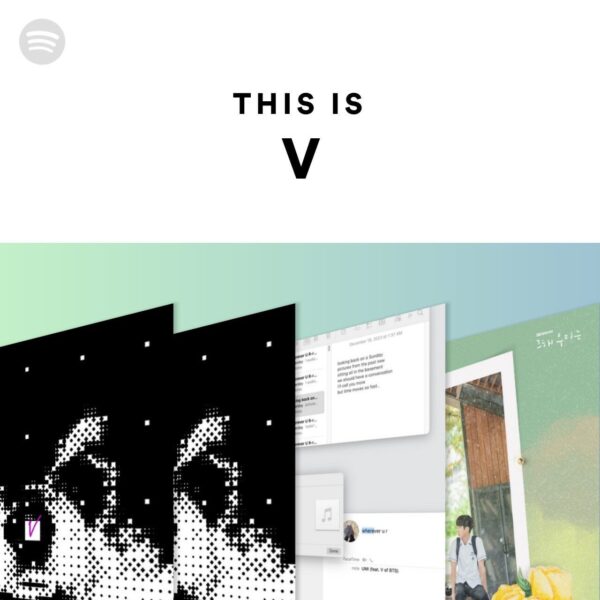 240101 “This Is V” playlist is now available on Spotify!
