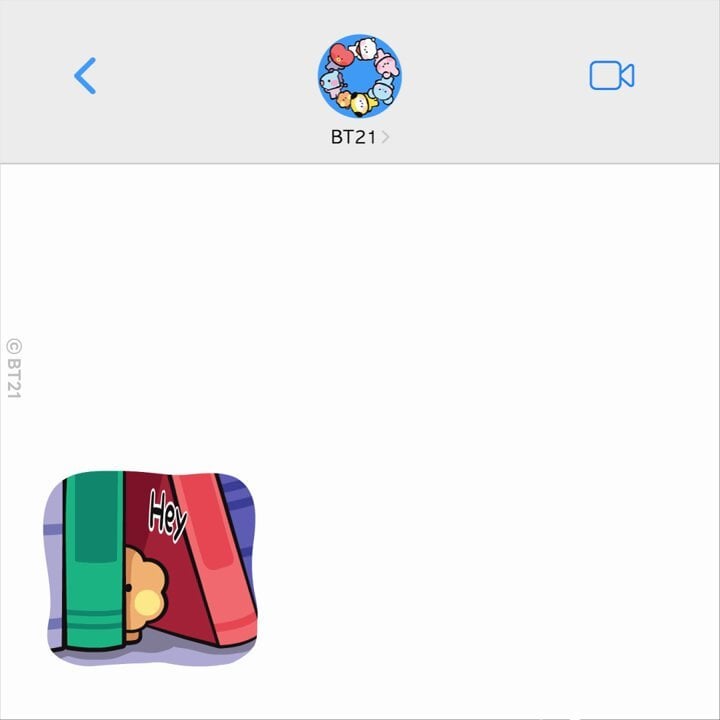 240103 BT21 on X: UNIVERSTAR BT21 minini iMessage is here!📱