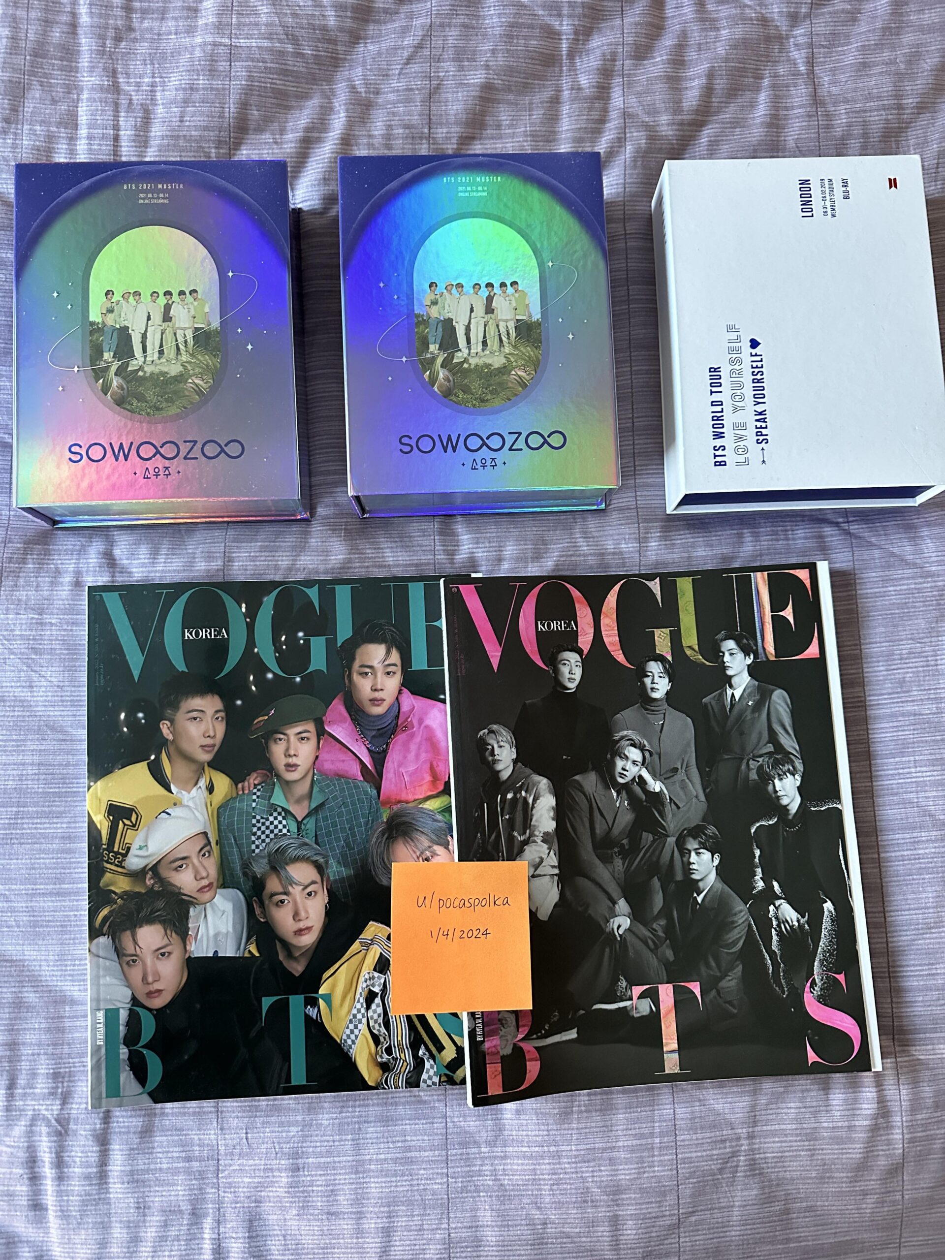 [WTS] [US only] Sowoozoo DVDs, LYSY London Blu-Ray, OT7 Vogue