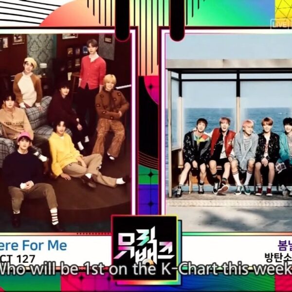 240112 “Spring Day” is ranked #2 on this week’s Music Bank!