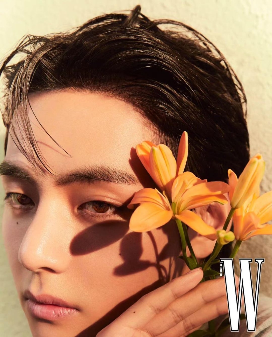 W Korea IG Post feat. Taehyung - 140224