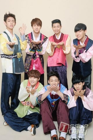 BTS celebrate Seollal (Lunar New Year) 2014