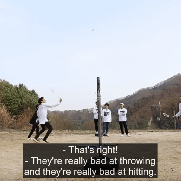 240222 [REWATCH] RUN BTS! Episode 54 - Bangtan Outing - Part 2: Badminton and Foot volleyball